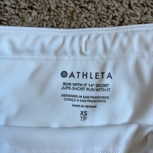 Athleta Bright White Skort